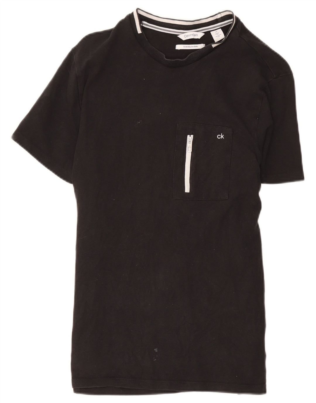 Calvin Klein Ανδρικό T-Shirt Top Μικρό μαύρο βαμβακερό