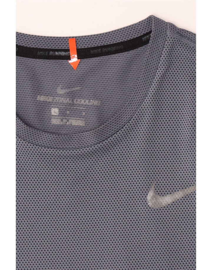 Ανδρικό μπλουζάκι Nike με κοντό μανίκι μπλουζάκι από πολυεστέρα με μεγάλο μπλε φλύκταινα
