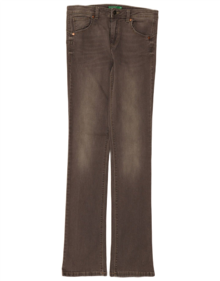 Γυναικείο Skinny Bootcut τζιν Benetton W28 L33 Γκρι