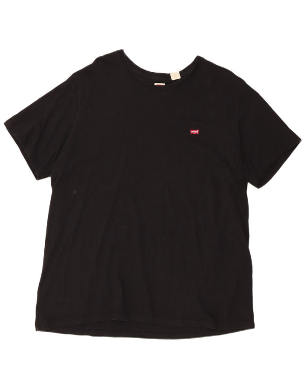 Γυναικείο T-Shirt Levi's Regular Fit Top 2XL Μαύρο