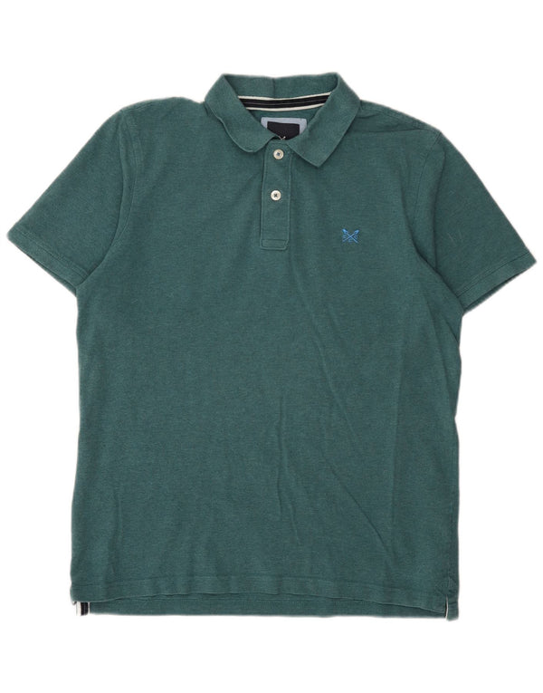 Crew Clothing Ανδρικό πουκάμισο πόλο μεγάλο πράσινο βαμβακερό
