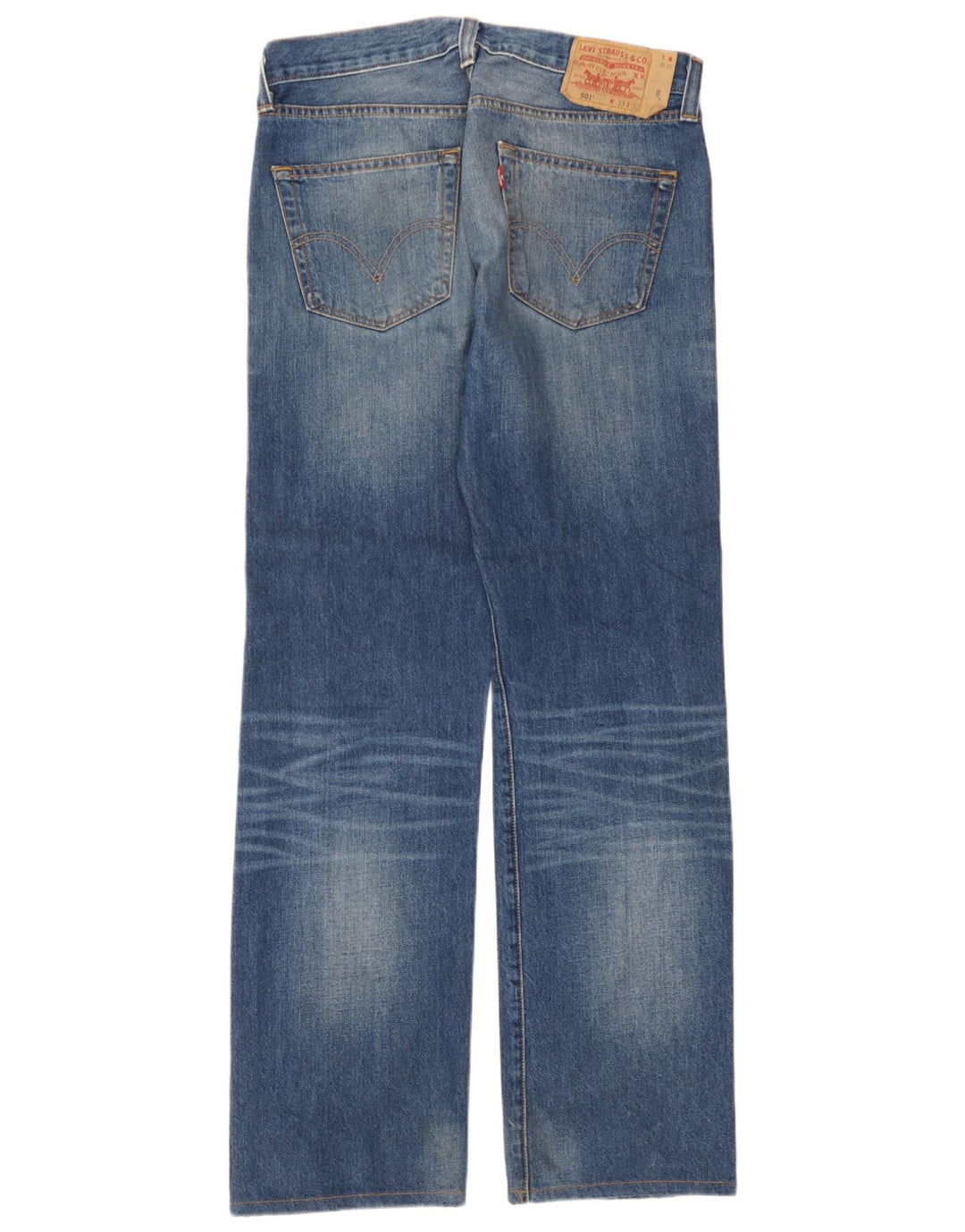 Levi's Mens 501 Straight Jeans W33 L32 Blue