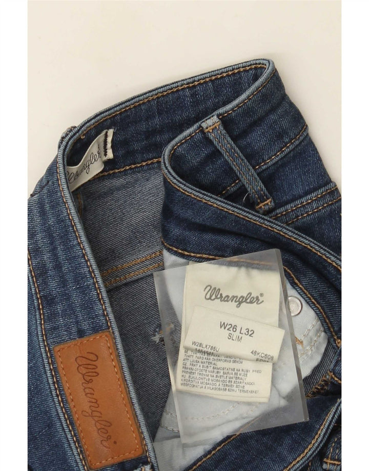 Wrangler Γυναικείο Slim Jeans W26 L32 Μπλε βαμβακερό