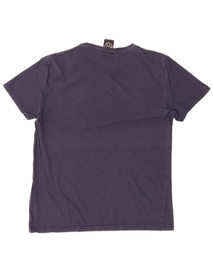 Ανδρικό γραφικό μπλουζάκι Maui and Sons Top Medium Navy Blue