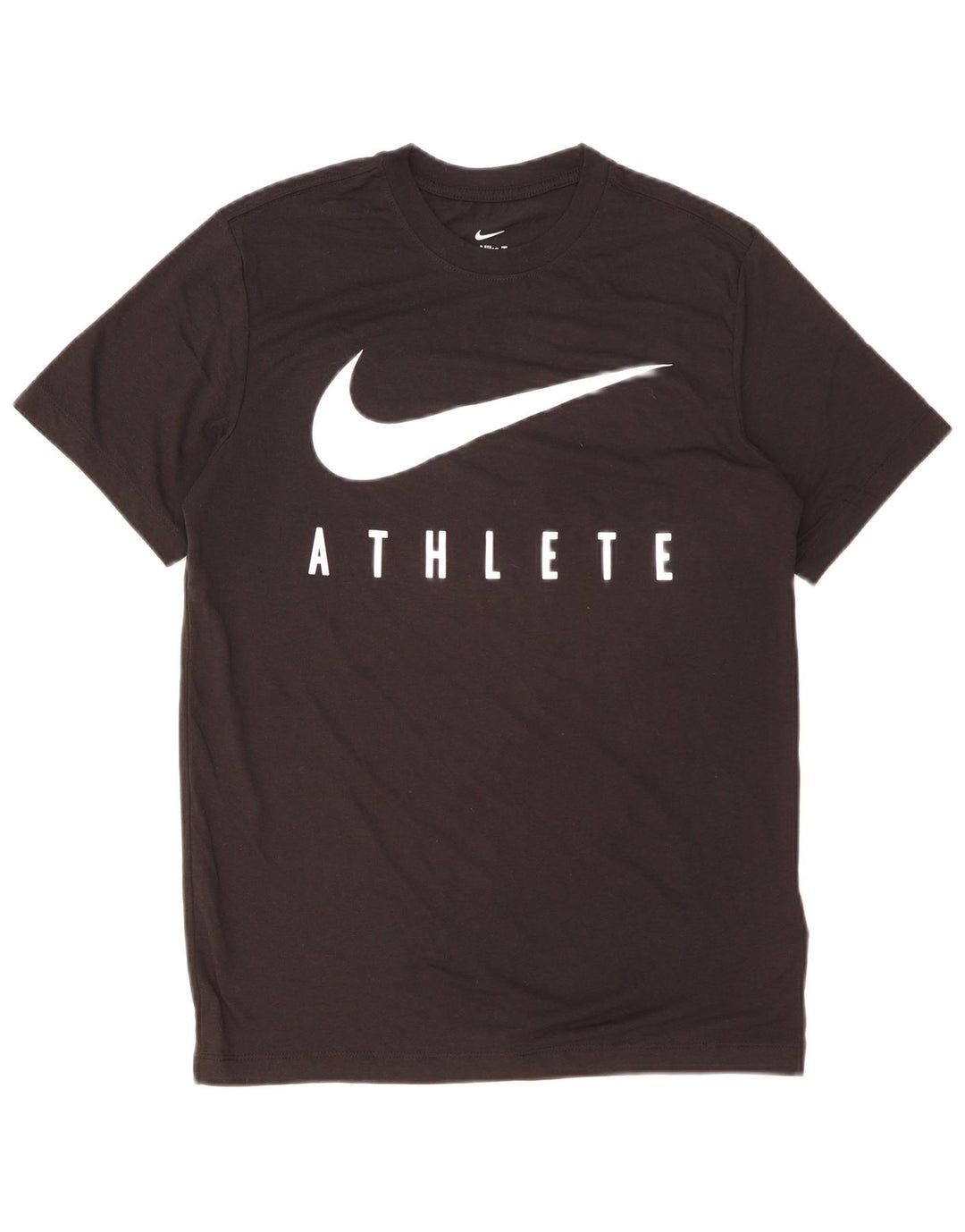 Ανδρικό γραφικό μπλουζάκι NIKE Dri Fit Τοπ μικρού μαύρου πολυεστέρα