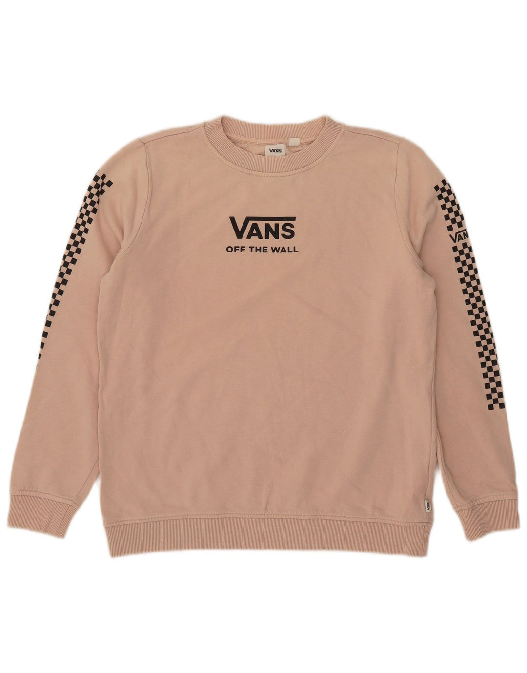 Vans Γυναικεία γραφικά υπερμεγέθη φούτερ Jumper UK 10 Small Pink