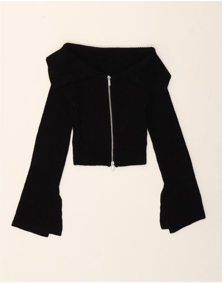 Zara Γυναικείο Bolero Jumper UK 12 Medium Black