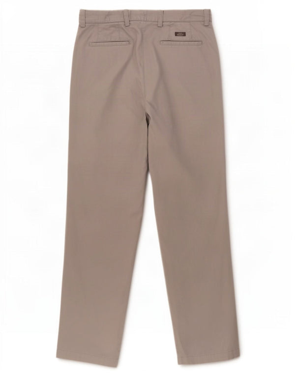 Marks & Spencer Ανδρικό παντελόνι Chino με καρφίτσες μπλε Harbor W32 L31 Γκρι βαμβακερό