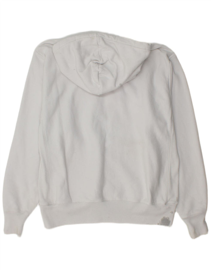 Champion Mens Hoodie Jumper Μεγάλο λευκό βαμβακερό