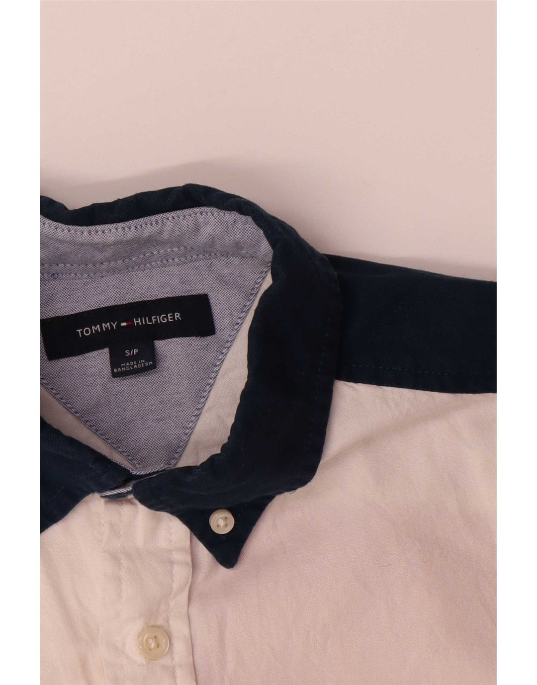 Ανδρικό κοντομάνικο πουκάμισο Tommy Hilfiger Μικρό πολύχρωμο Colourblock