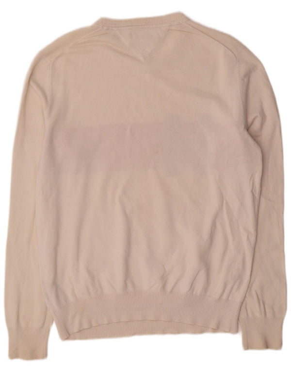 Ανδρικό πουλόβερ Tommy Hilfiger Boat Neck Jumper Medium White Colourblock