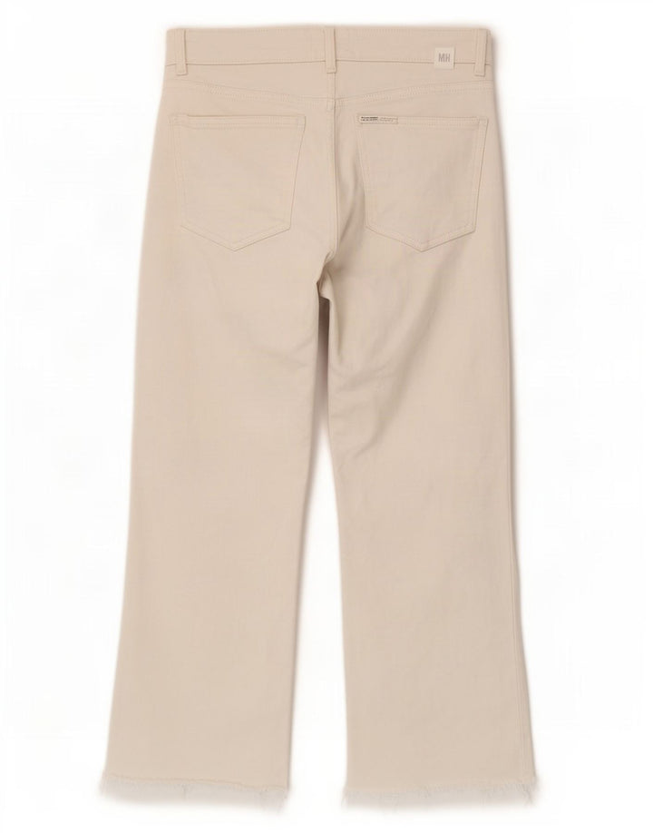 Zara Γυναικείο Cropped Jeans EU 40 Medium W30 L23 White