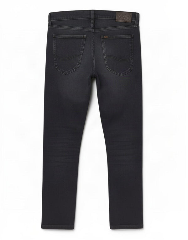 Lee Mens Luke Slim Jeans W31 L29 Μαύρο βαμβακερό