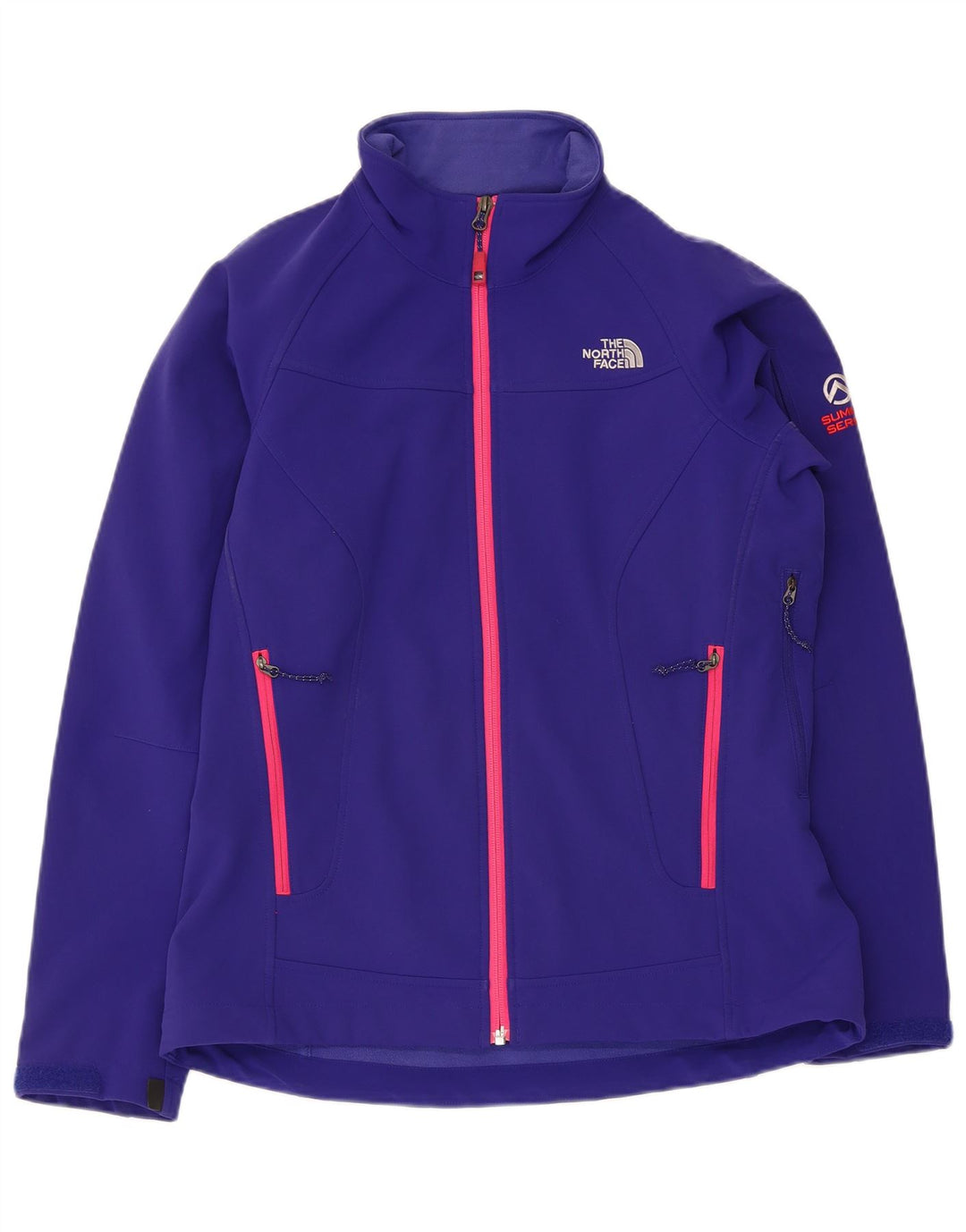 The North Face Γυναικείο Windbreaker Jacket UK 14 Medium Navy Blue Polyester