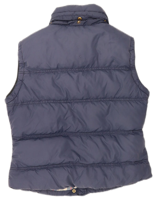 Jack Wills Womens Gilet Gilet UK 12 Medium Navy Blue