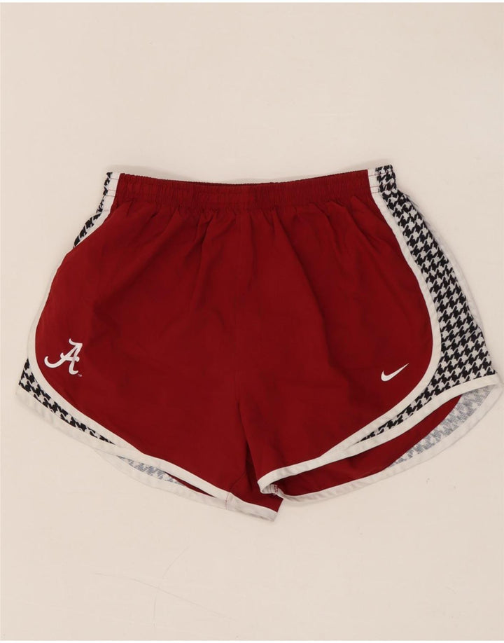 Γυναικείο γραφικό αθλητικό σορτς NIKE NIKE Dri Fit UK 12 Medium Maroon Houndstooth