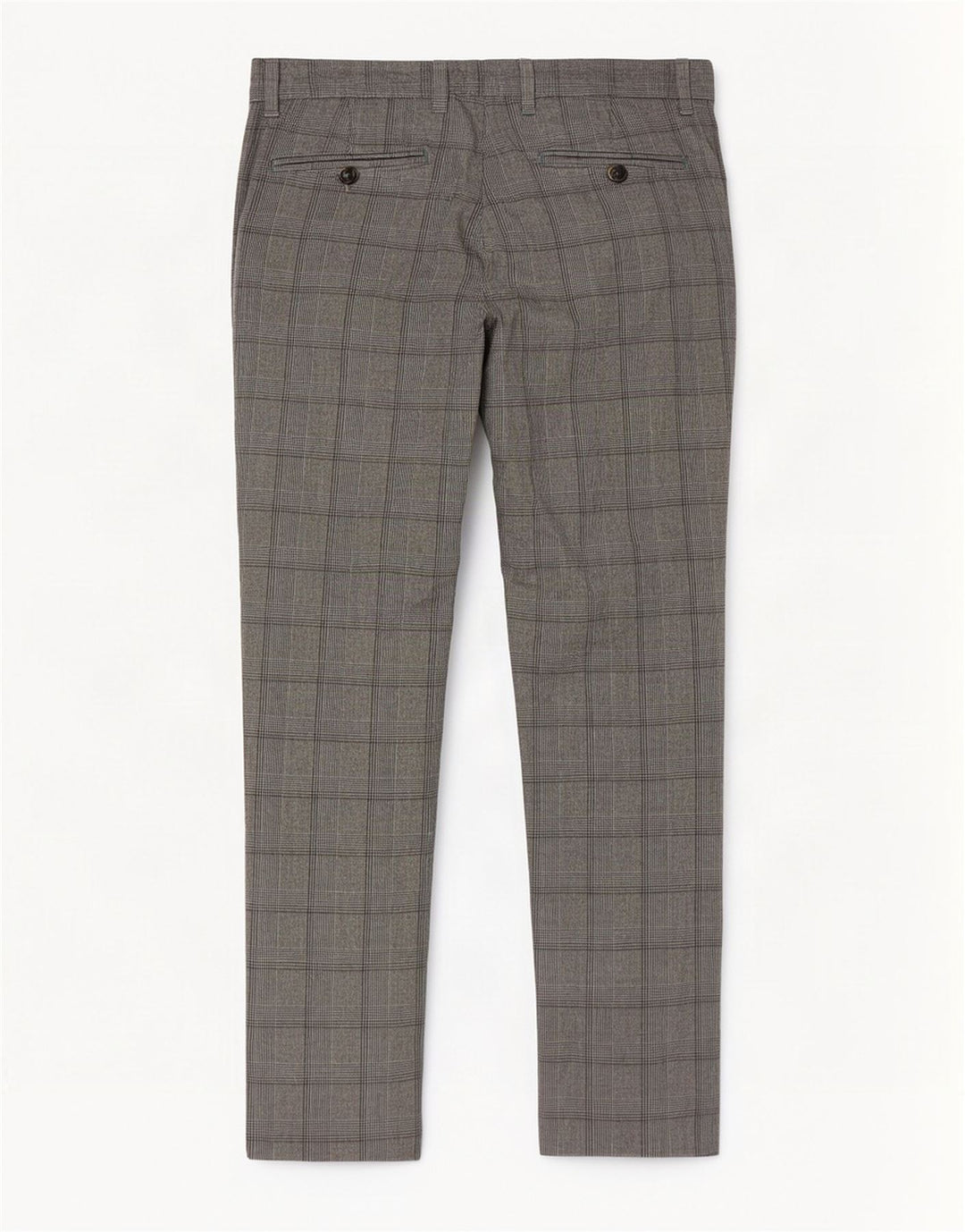 Ted Baker Ανδρικό Slim Casual Παντελόνι W32 L31 Grey Check Polyester