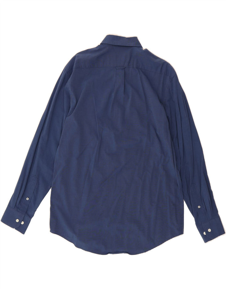 IZOD Mens Shirt Medium Navy Blue Cotton Vintage Izod and Second-Hand Izod from Messina Hembry 