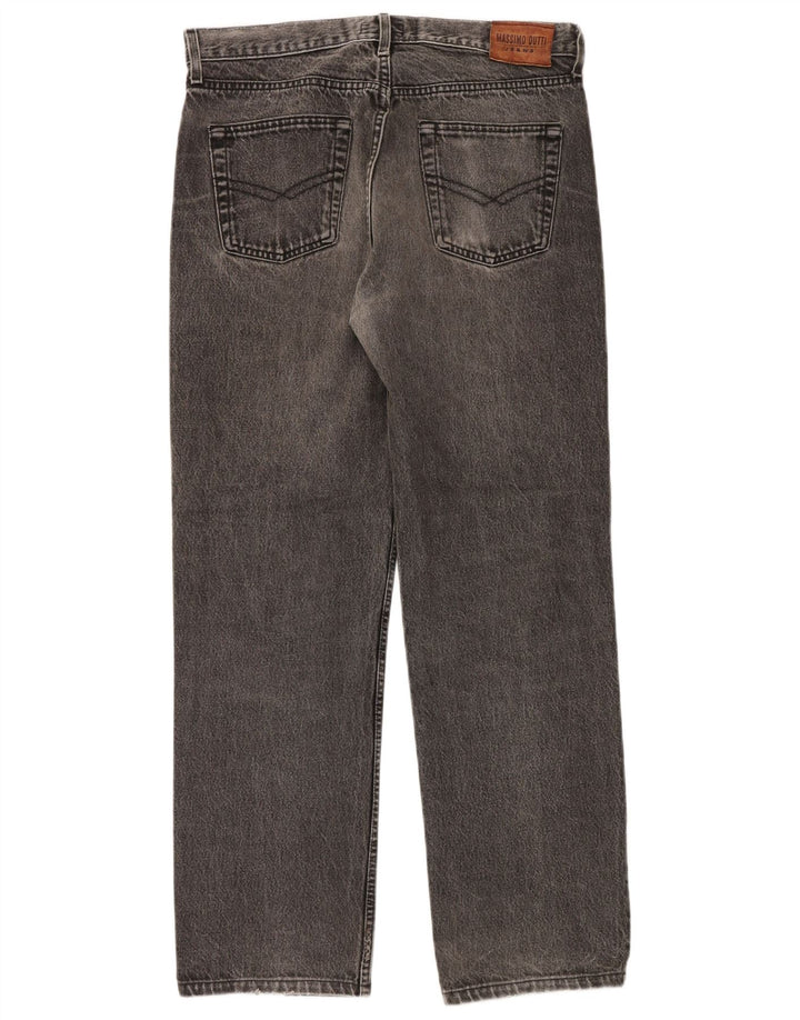 Ανδρικό τζιν ίσιο Massimo Dutti EU 44 Large W34 L30 Grey
