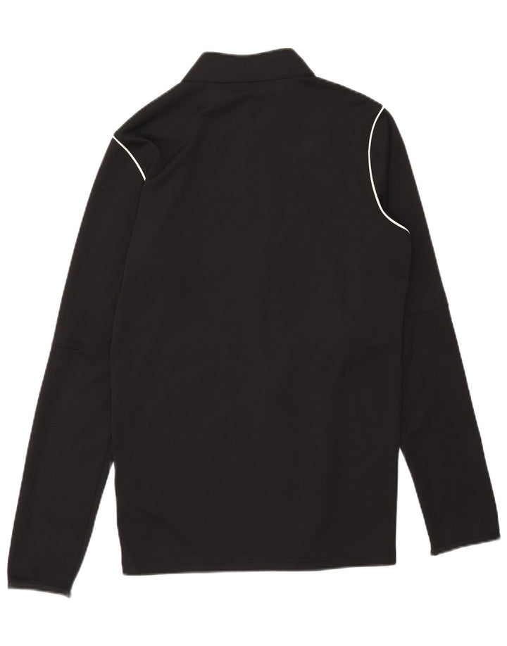 Ανδρική φόρμα γυμναστικής Nike Dri Fit Loose Fit Μπουφάν από μικρό μαύρο πολυεστέρα