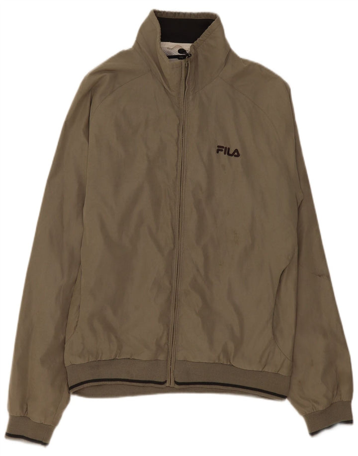 Fila Ανδρικό μπουφάν βροχής UK 40 Large Grey Polyester