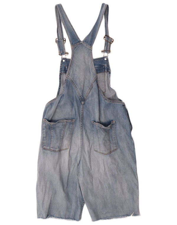 Γυναικείο τζιν σορτς με χοντρό πρόσωπο Dungarees UK 10 Small W34 μπλε