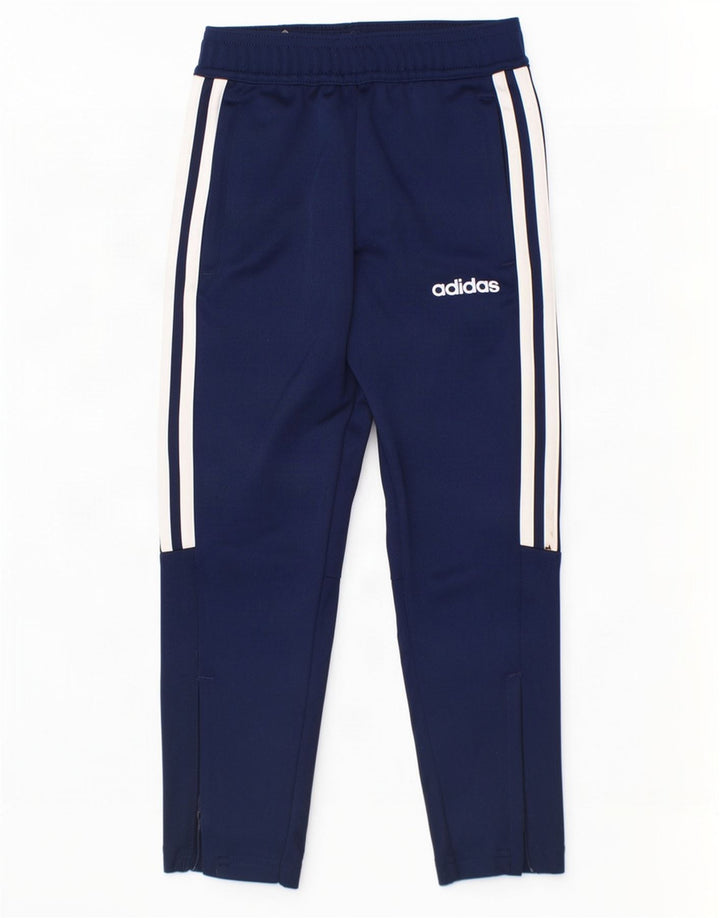 Παντελόνι αθλητικής φόρμας Adidas Boys Climalite 5-6 ετών Navy Blue Polyester
