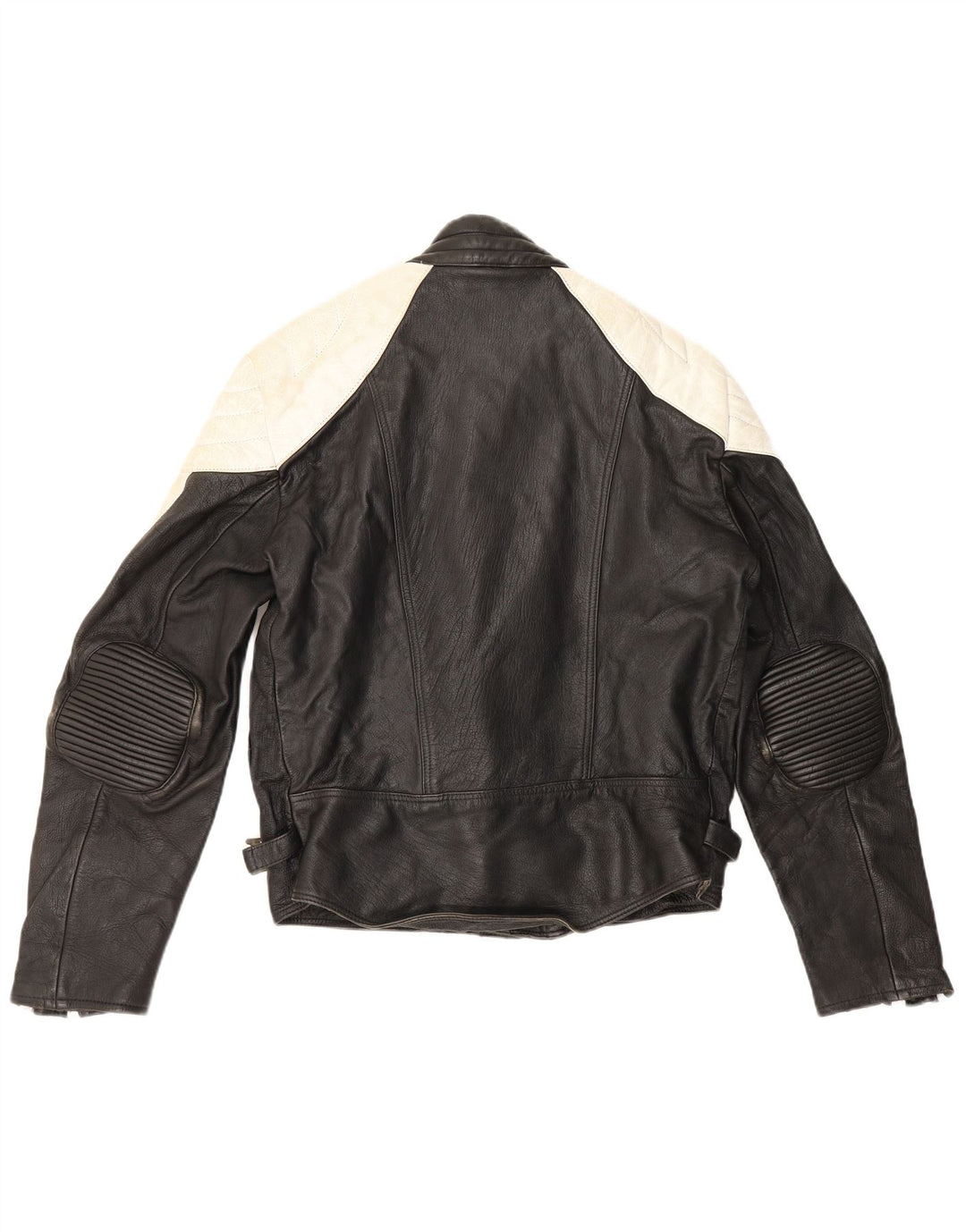 Vintage Ανδρικό Δερμάτινο Σακάκι Racer UK 38 Medium Black Colourblock