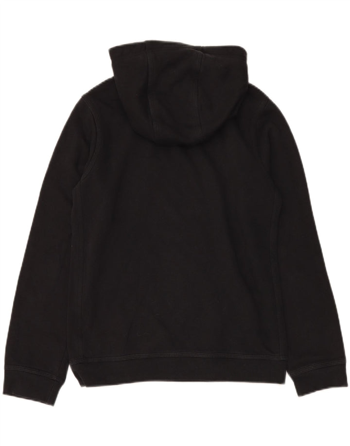 NIKE Boys Hoodie Jumper 12-13 ετών Μεγάλο μαύρο βαμβακερό