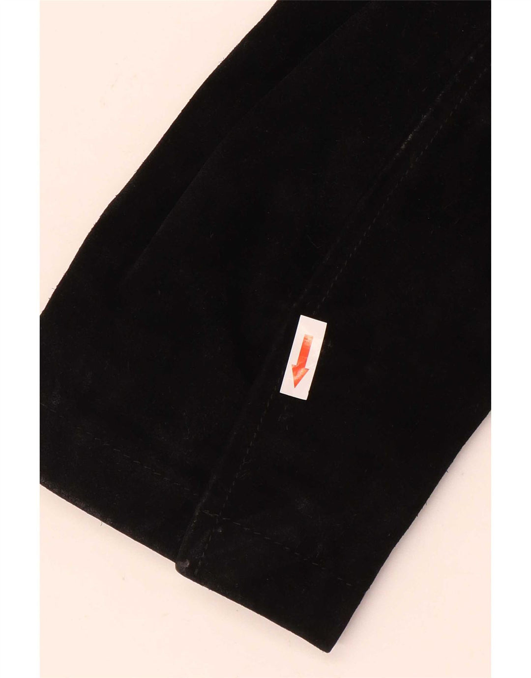 Ανδρικό Suede Jacket Sisley UK 38 Medium Black Leather