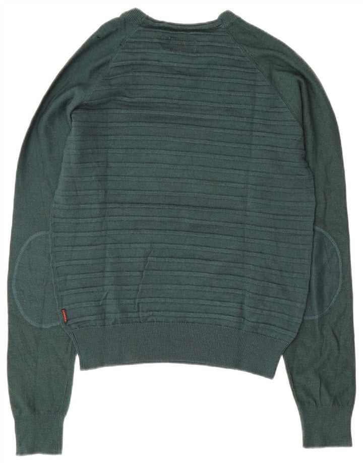 CARRERA Γυναικείο πουλόβερ με λαιμό σκάφος UK 14 Μεσαίο πράσινο ριγέ