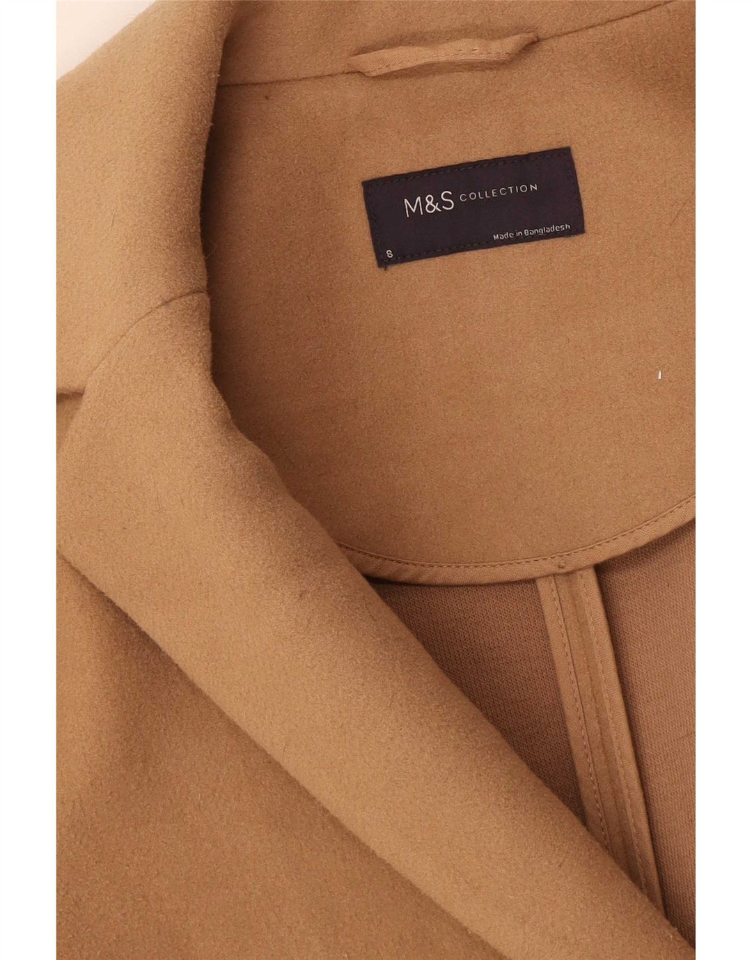 Marks & Spencer Γυναικείο Πανωφόρι UK 8 Small Beige