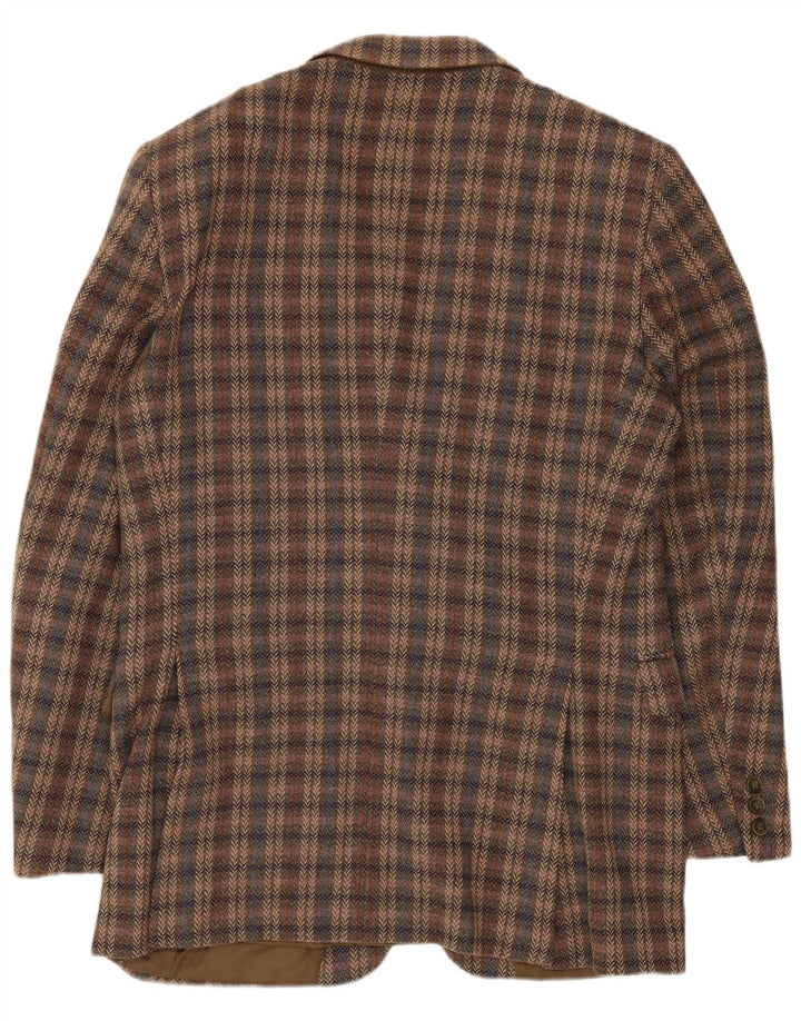 Ανδρικό σακάκι Jaeger με 2 κουμπιά σακάκι UK 38 μεσαίο καφέ, παρθένο μαλλί