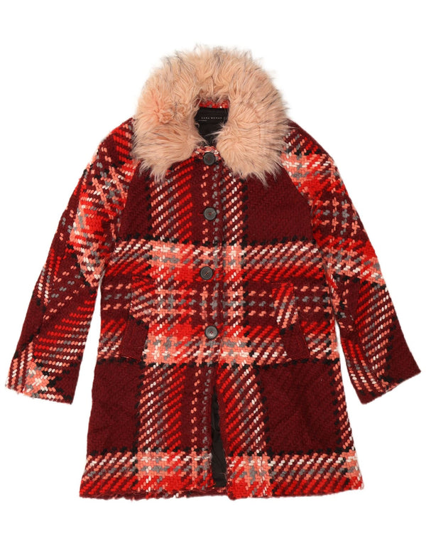 Zara Γυναικείο Πανωφόρι UK 6 XS Red Check