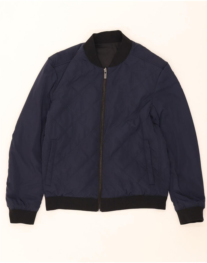 Ανδρικό αναστρέψιμο μπουφάν Hugo Boss UK 36 Small Black Polyamide