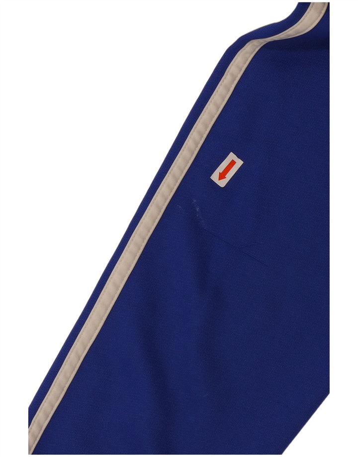 Ανδρική φόρμα πουλόβερ ADIDAS Climalite Top Medium Blue Colourblock