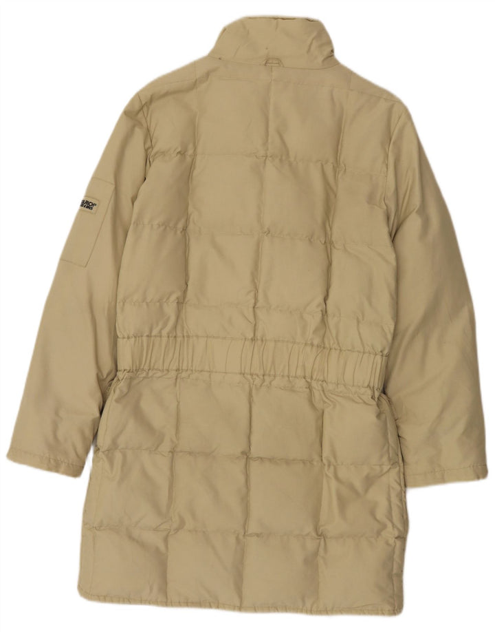 Woolrich γυναικείο υπερμεγέθη παλτό UK 10 Small Beige Nylon