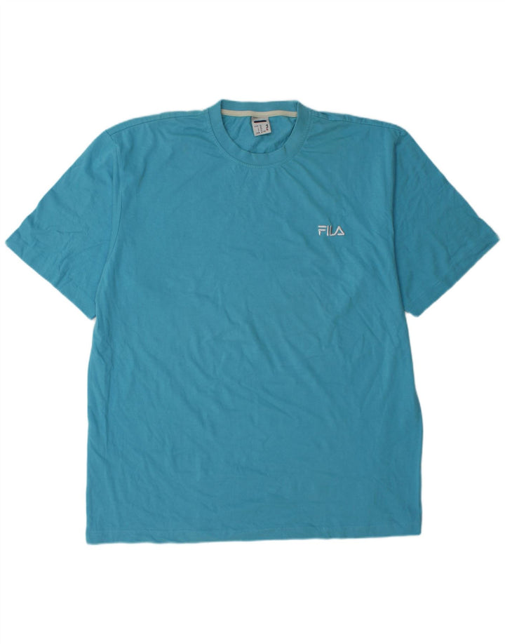 Ανδρικό T-Shirt FILA Top XL Blue Cotton