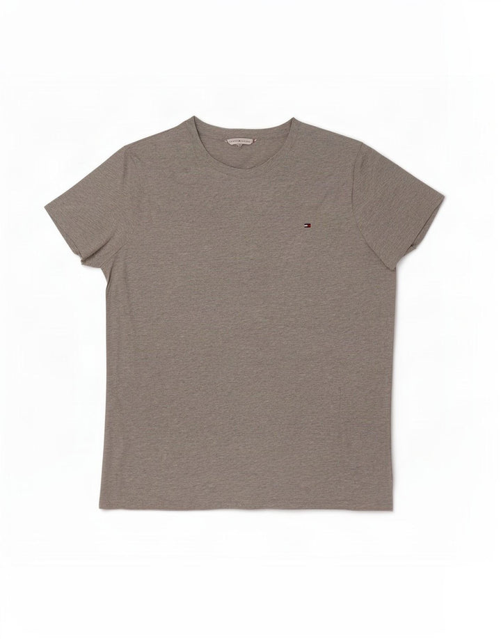 Ανδρικό T-Shirt Tommy Hilfiger Top Μεσαίο γκρι βαμβακερό