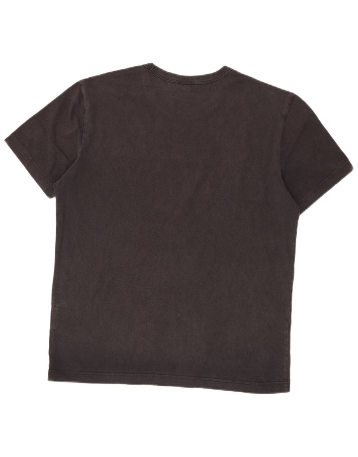 Ανδρικό γραφικό T-Shirt Champion Top Μεσαίο μαύρο βαμβακερό