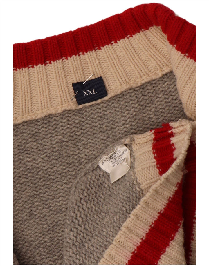 Ανδρικό πουλόβερ ζακέτα MC NEAL 2XL Γκρι μαλλί