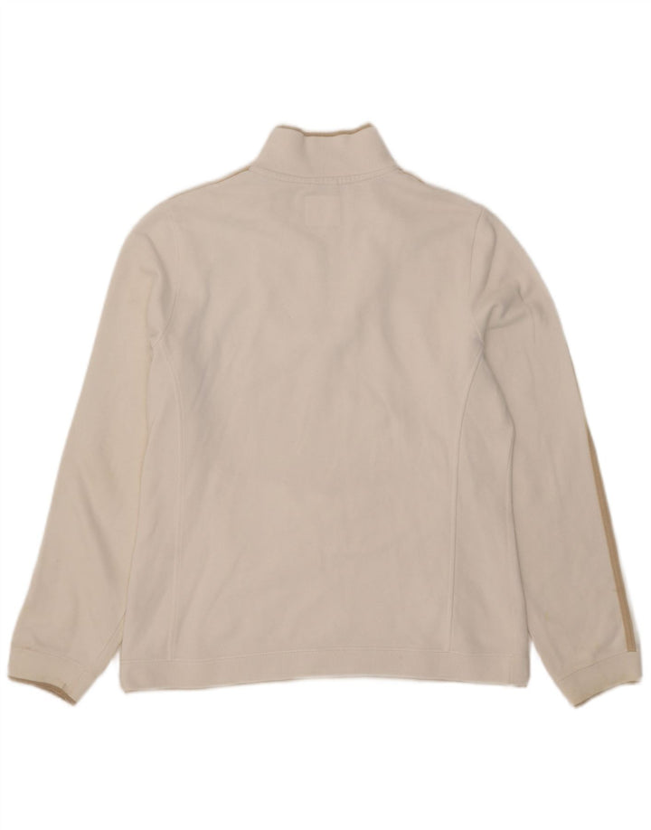 Champion Γυναικείο Φούτερ με φερμουάρ Jumper UK 14 Μεσαίο λευκό βαμβακερό