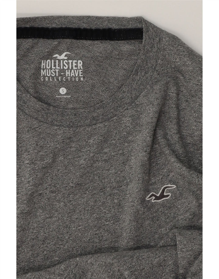 Ανδρικό T-Shirt Hollister Top Small Grey Flecked