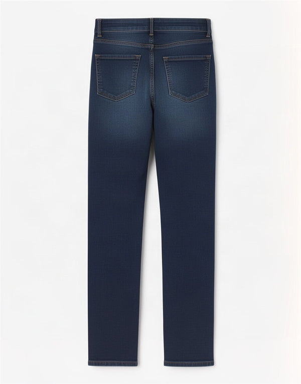 Marks & Spencer Γυναικεία ίσια τζιν UK 8 Small W36 L28 Navy Blue