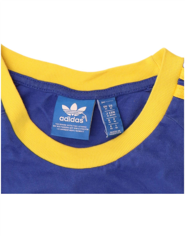 Ανδρικό T-Shirt ADIDAS Τοπ μεσαίο μπλε ναυτικό βαμβακερό