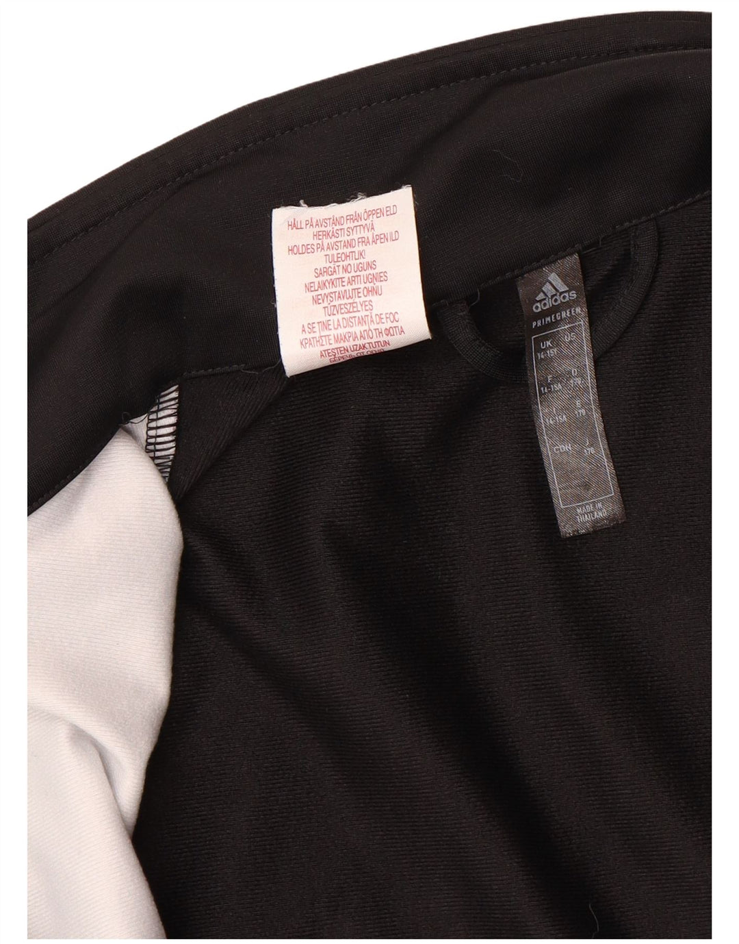 ADIDAS Boys αθλητική φόρμα Top Jacket 14-15 Years Black Colourblock