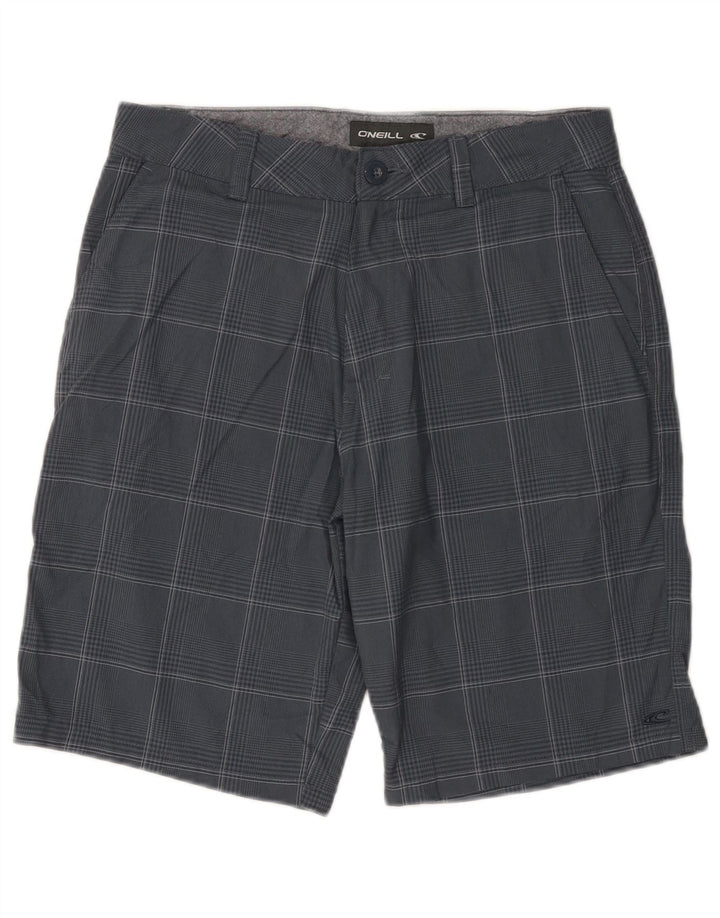 Ανδρικό σορτς Chino O'Neill W30 με μεσαίο μπλε ναυτικό Check Polyester
