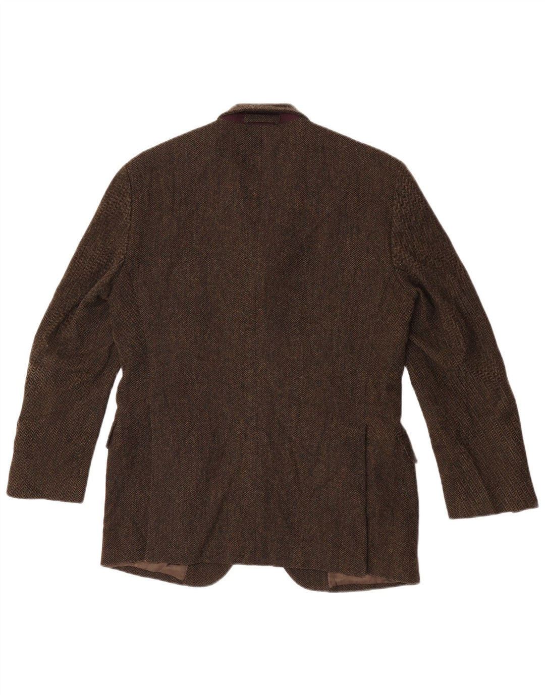 Massimo Dutti Ανδρικό σακάκι μπλέιζερ με 3 κουμπιά EU 48 Μεσαίο χακί ψαροκόκαλο