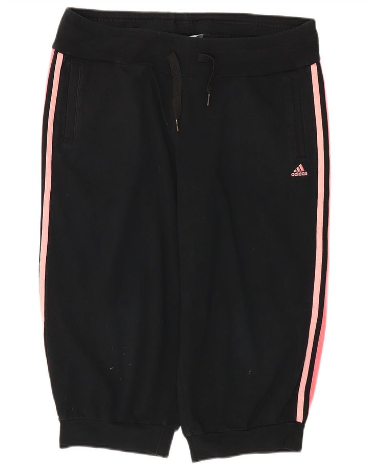 Γυναικεία αθλητική φόρμα ADIDAS Climalite Παντελόνια Joggers UK 16/18 Large Black