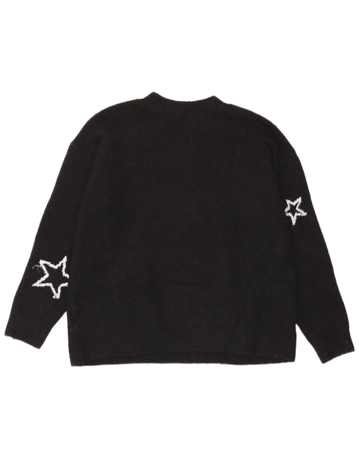 Marks & Spencer Γυναικείο πουλόβερ με λαιμόκοψη UK 14 Medium Black